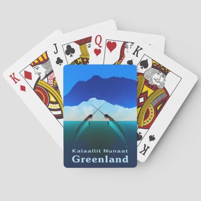 Greenland - Narwhal Playing Cards (Back)