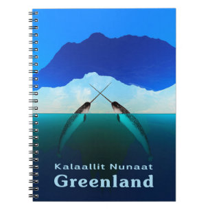 Greenland - Narwhal Spiral Notebook