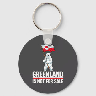 Greenland Not For Greenland Flag Bear Greenlanders Key Ring