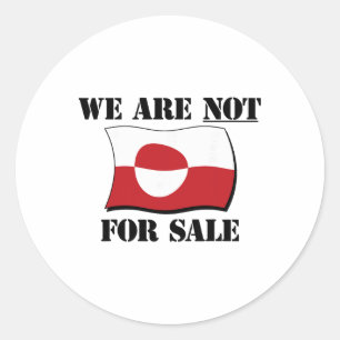 Greenland Not For Sale - Make America Go Away - An Classic Round Sticker