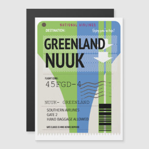 Greenland Nuuk travel ticket