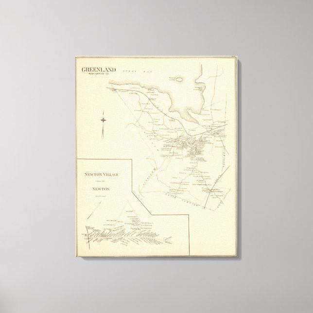 Greenland, Rockingham Co Canvas Print (Front)
