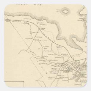 Greenland, Rockingham Co Square Sticker