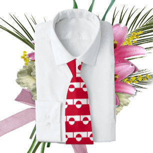 Greenland Tie, Business fashion, Greenland Flag Tie