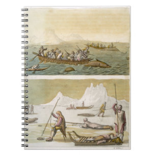 Greenland: Whale fishing and Seal hunting, from 'L Spiral Notebook