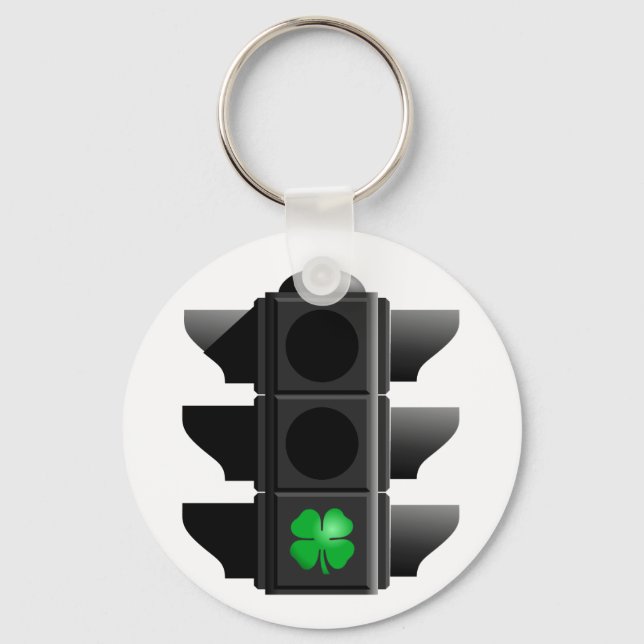 greenlight shamrock. key ring (Front)