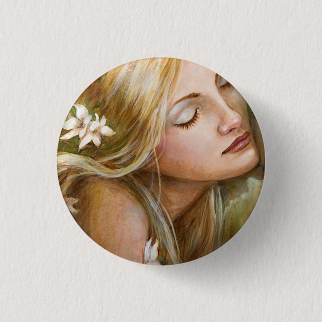 Greenman 2 3 cm round badge (Front)