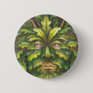 Greenman 6 Cm Round Badge