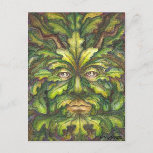 Greenman Postcard (Front)