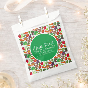 Greenmarket Grocery Store Vegetable Garden Produce Favour Bags