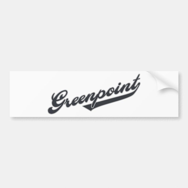 Greenpoint Bumper Sticker (Front)