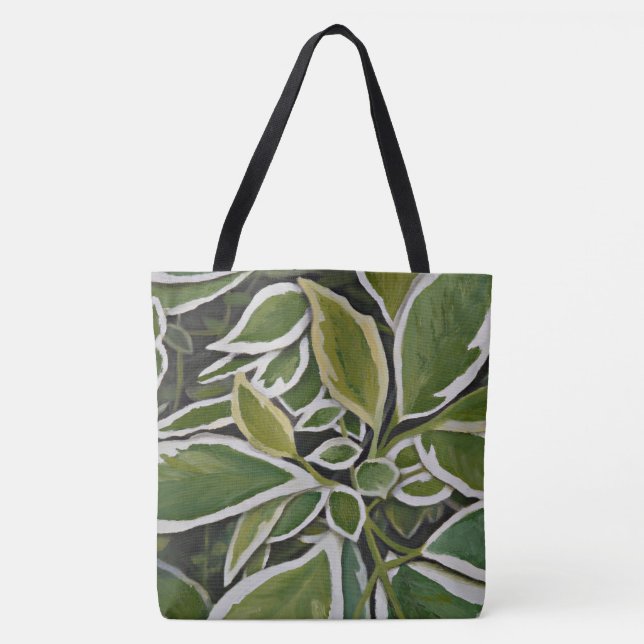 Greens and White—Dogwood Trees TOTE Bag (Front)