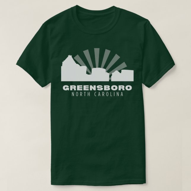 Greensboro Skyline T-Shirt (Design Front)