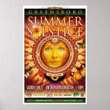 Greensboro Summer Solstice 2014 Souvenir