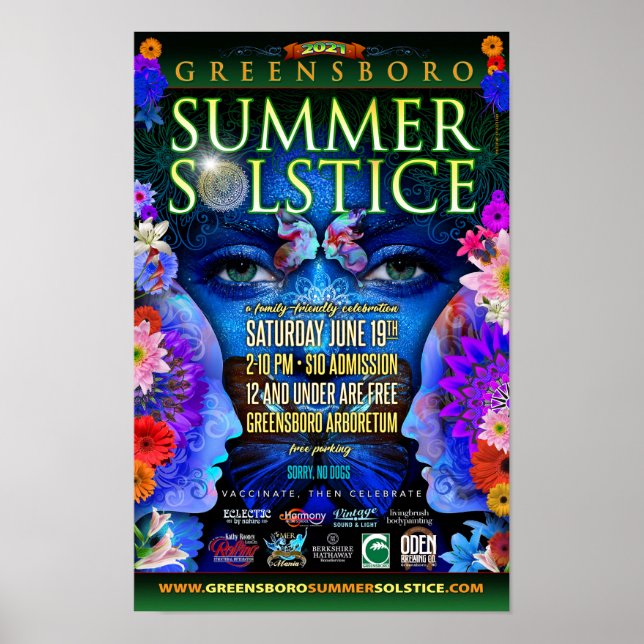 Greensboro Summer Solstice 20201 Souvenir Poster (Front)