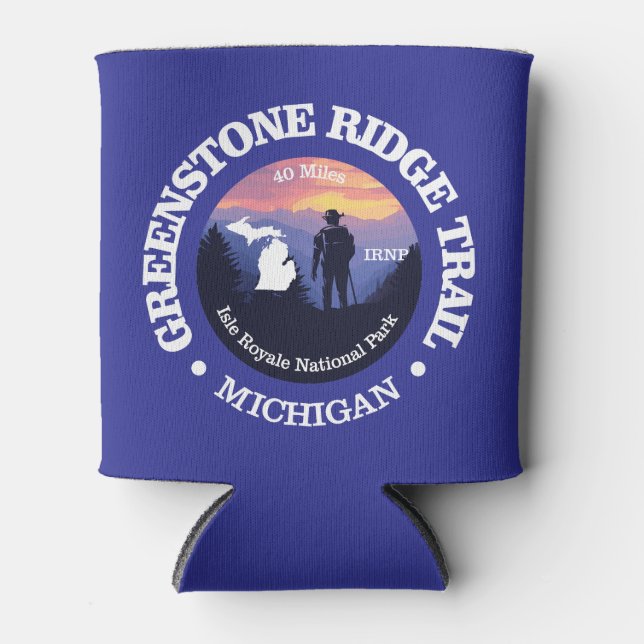 Greenstone Ridge Trail (rd2) Can Cooler (Front)