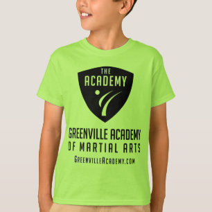 Greenville Academy Black Shield Logo T-Shirt