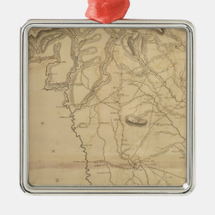 Greenville District, South Carolina Metal Tree Decoration