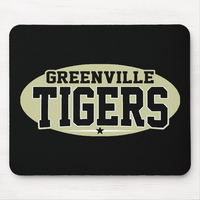 Greenville High School; Tigers Mouse Pad (Front)