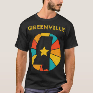Greenville Mississippi Vintage Distressed Souvenir T-Shirt