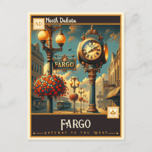 Greenville, North Dakota Vintage Postcard