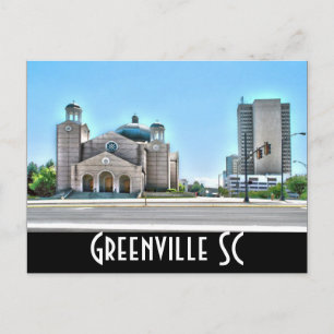 greenville sc postcard