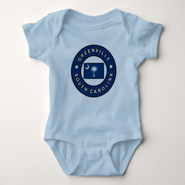 Greenville South Carolina Baby Bodysuit (Front)