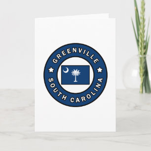 Greenville South Carolina Card