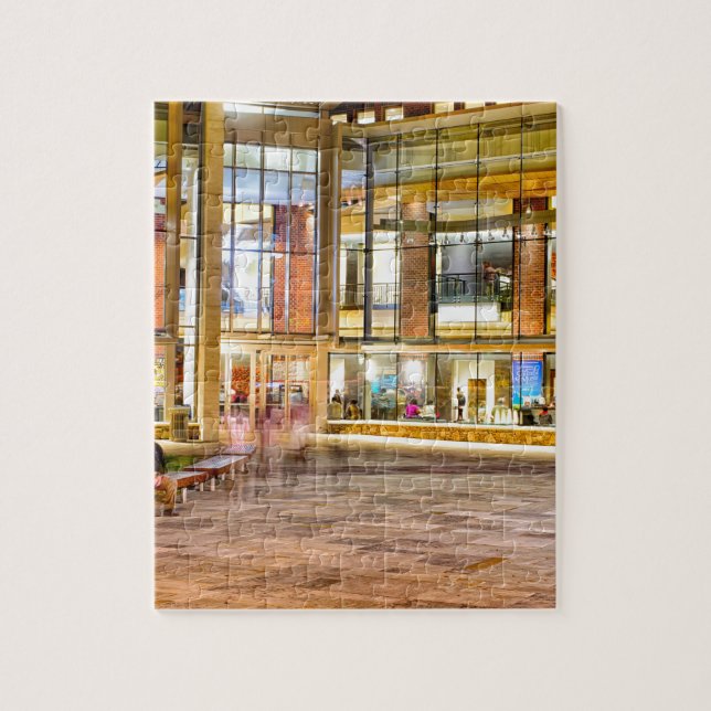 greenville,south,carolina,downtown,city,night,sout jigsaw puzzle (Vertical)