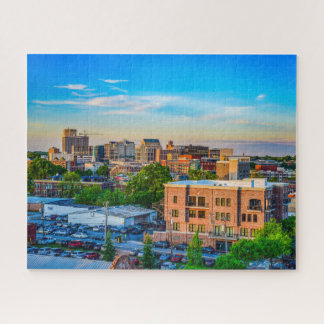 Greenville, South Carolina, Downtown Sunset Jigsaw Puzzle