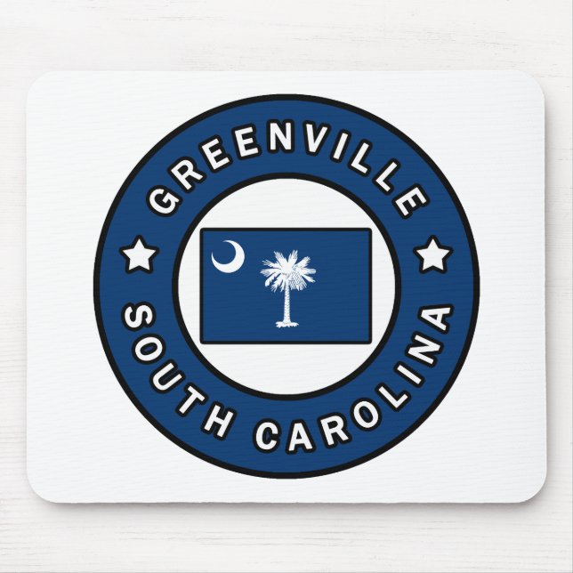 Greenville South Carolina Mouse Pad (Front)