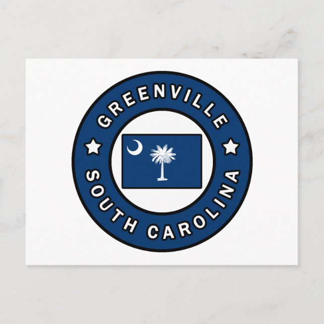 Greenville South Carolina Postcard (Front)