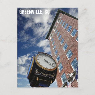 Greenville South Carolina Travel Photo Postcard