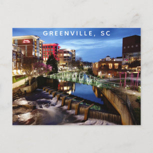 Greenville South Carolina Travel Photo Postcard