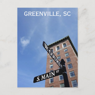 Greenville South Carolina Travel Photo Postcard
