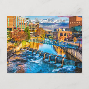 Greenville, South Carolina, Travel Postcard