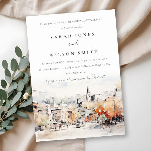 Greenville South Carolina Wedding Anniversary Invitation