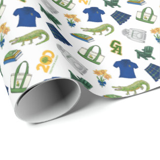 Greenwich Academy Ditsy Print Wrapping Paper