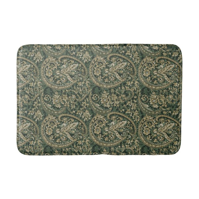 Greenwich Paisley Bath Mat (Front)