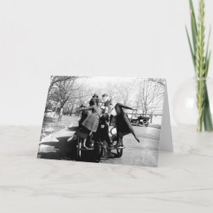 Greenwich Village Glamour Girls Vintage Photo Card