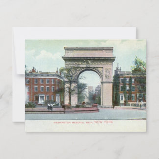 Greenwich Village, New York City Vintage Postcard