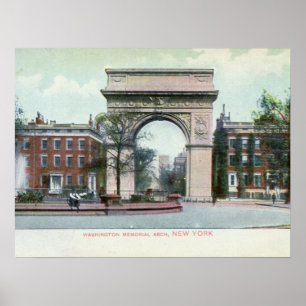 Greenwich Village, New York City Vintage Poster