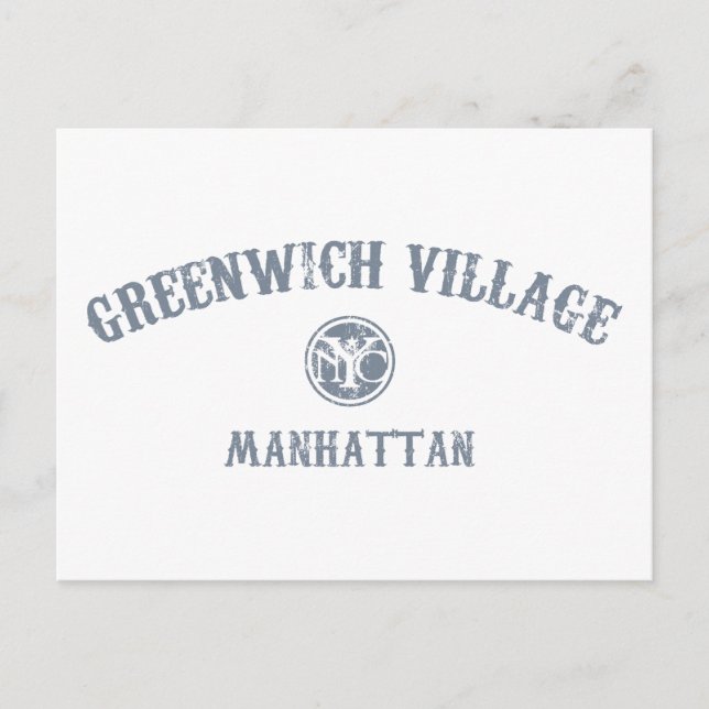 Greenwich Village Postcard (Front)