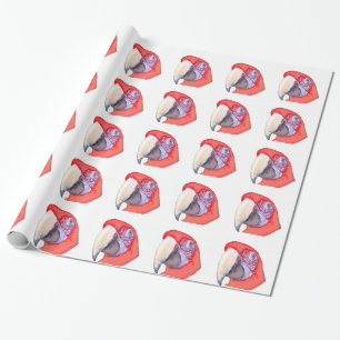 Greenwing Macaw Parrot Wrapping Paper