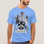 Greenwood Coat of Arms Family Crest  T-Shirt<br><div class="desc">Greenwood Coat of Arms Family Crest  .Check out our family t shirt selection for the very best in unique or custom,  handmade pieces from our shops.</div>