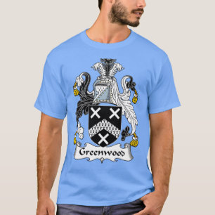 Greenwood Coat of Arms Family Crest  T-Shirt