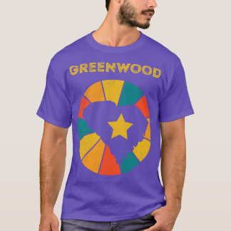 Greenwood South olina Vintage Distressed Souvenir  T-Shirt