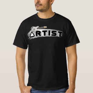 Greet artist with guitar music lover T-Shirt
