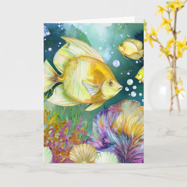 Greeting Card (Yellow Flower)