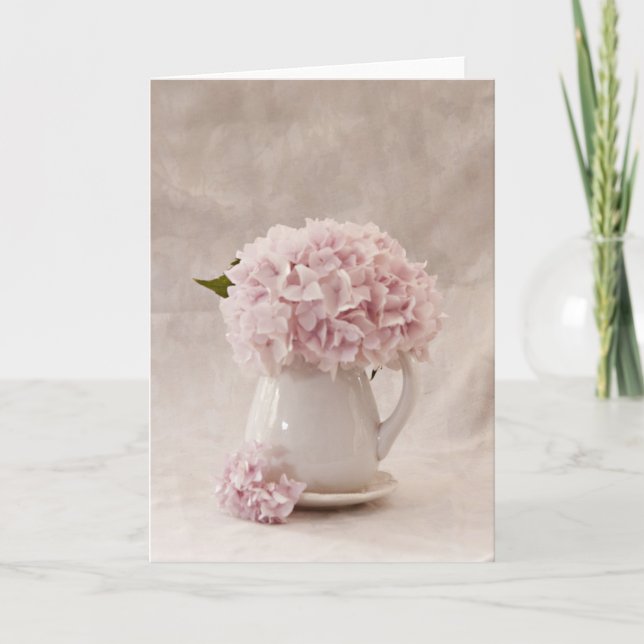 Greeting Card 5" x 7" - Simply Hydrangea (Front)